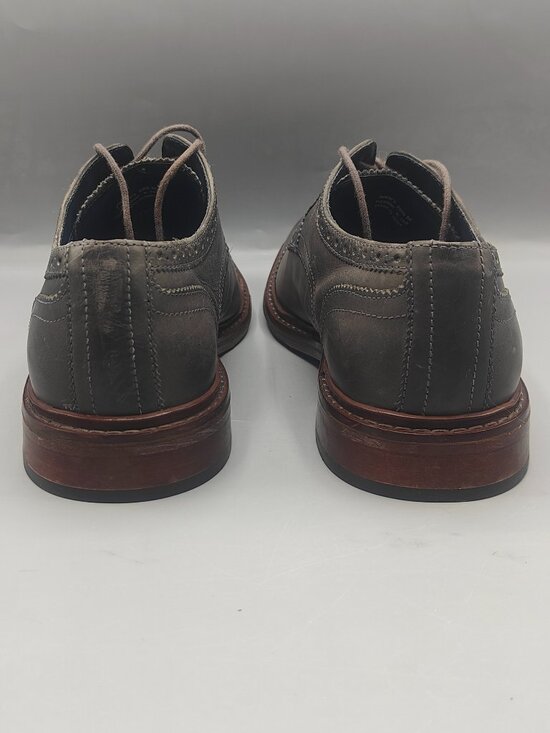 Cole Haan Men\'s Oxford Shoes 10.5 M Driftwood Gray Leather Cap Toe C25400 main image 7